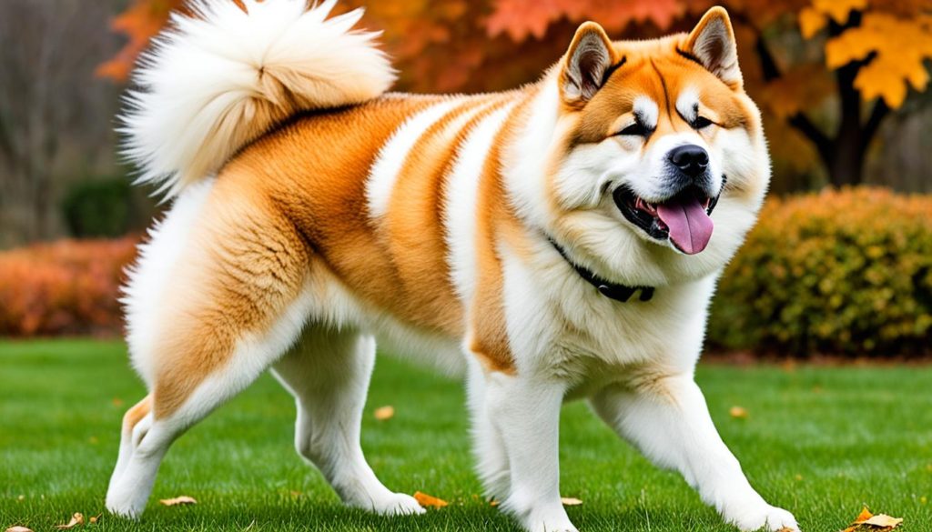 Akita shedding