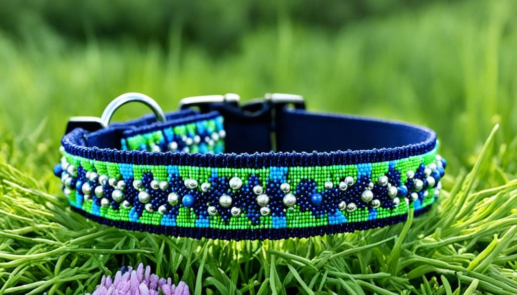 beaded dog collar