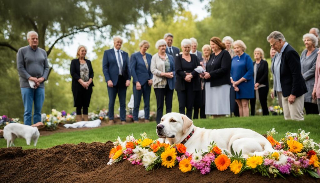 dog burial process