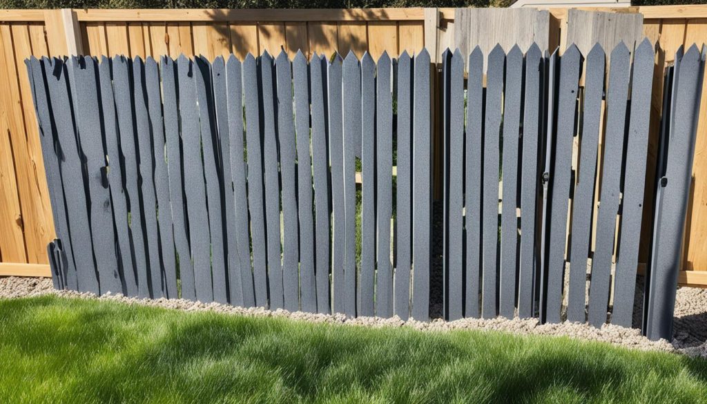 dog ear fence