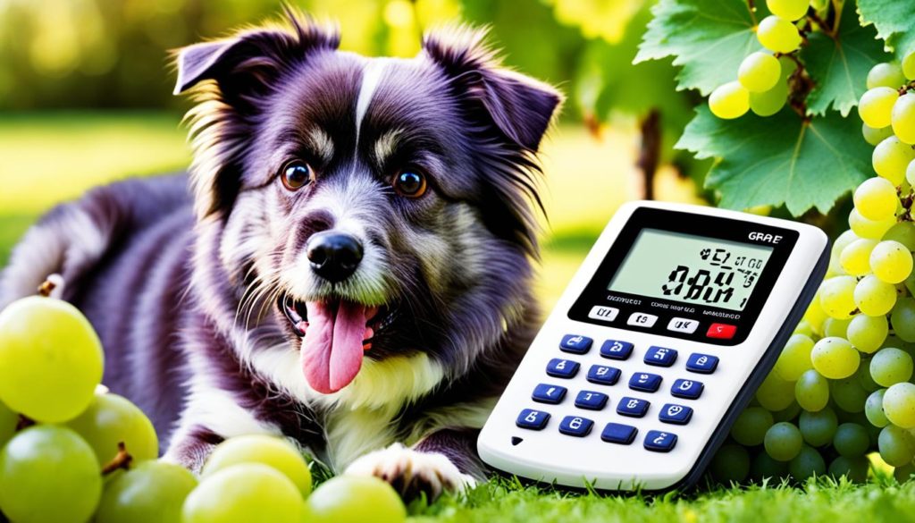 dog grape toxicity calculator