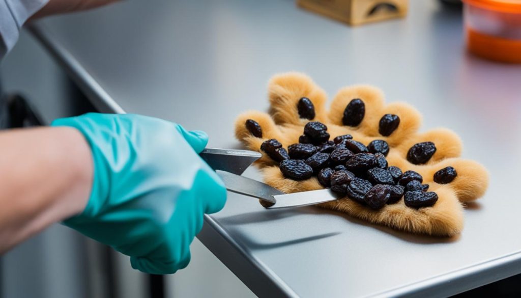 dog raisin poisoning treatment