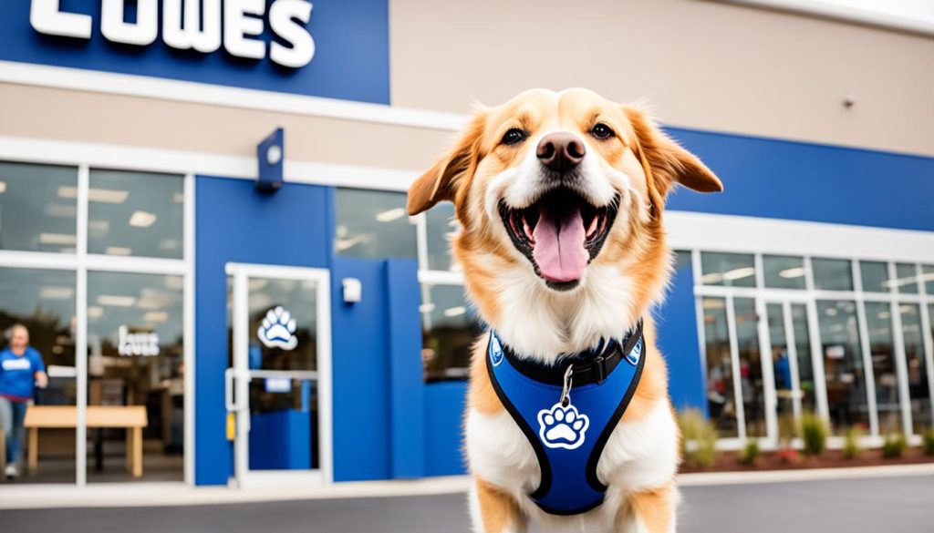 lowes dog policy
