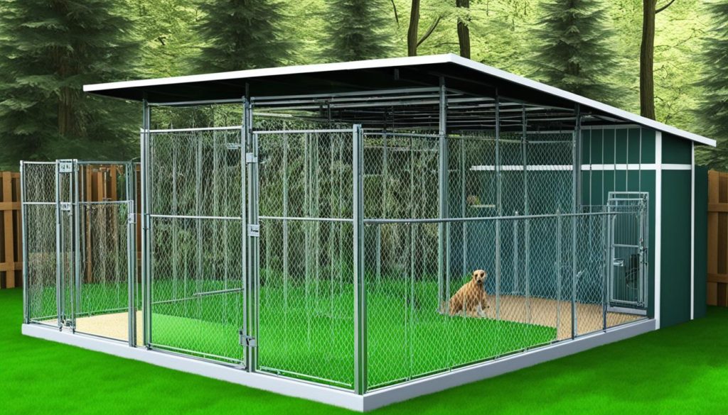 outdoor dog kennel ideas