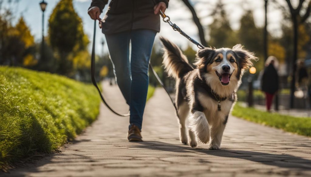 walk dog training